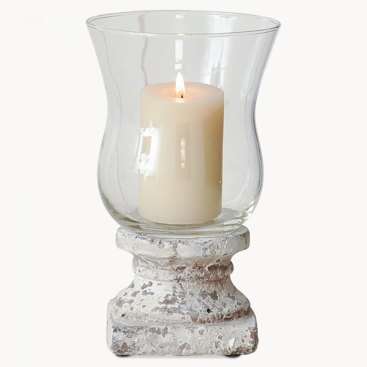 Birkdale Distressed Stone Hurricane | Homeware | One World