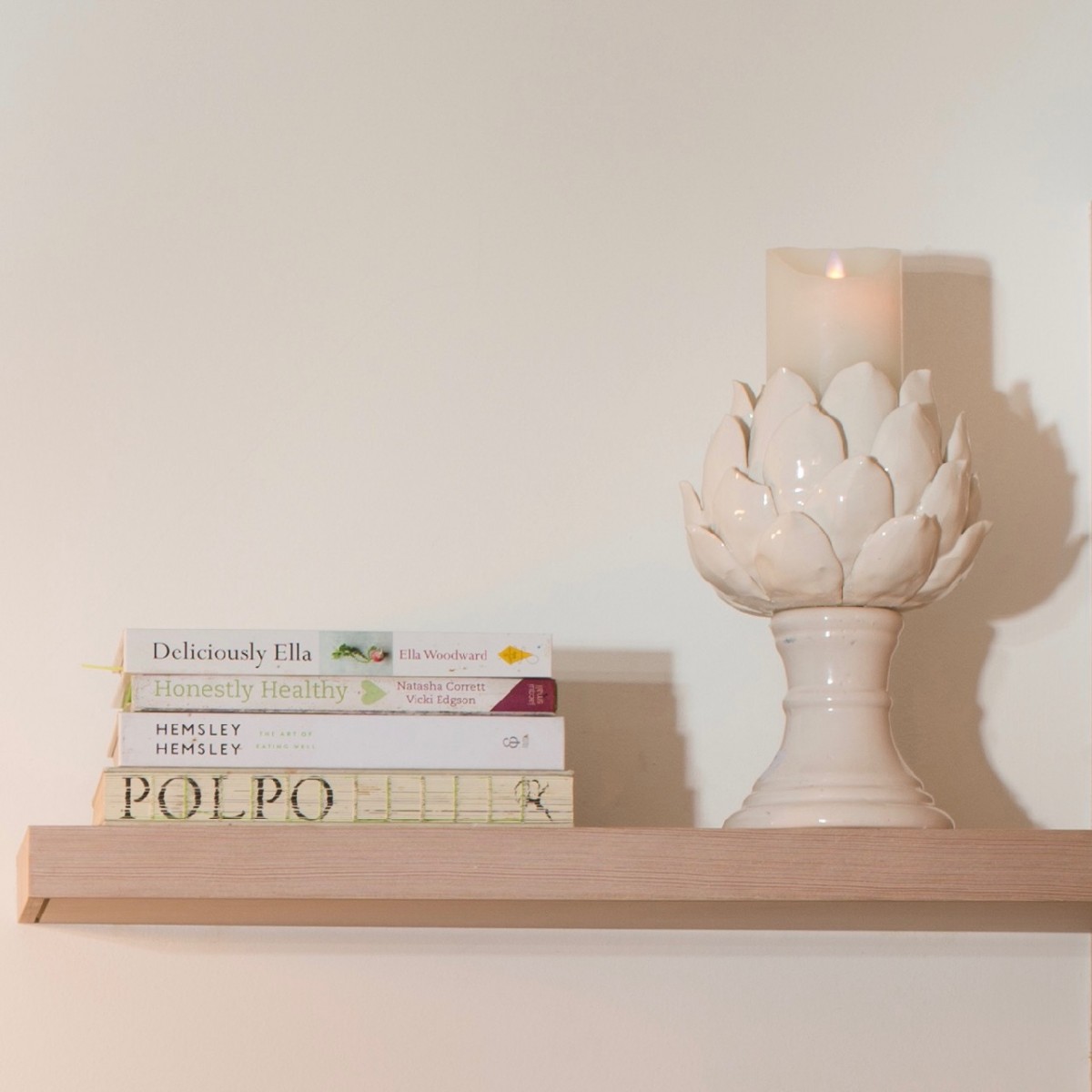 Birkdale White Artichoke Candleholder Candle Holders One World