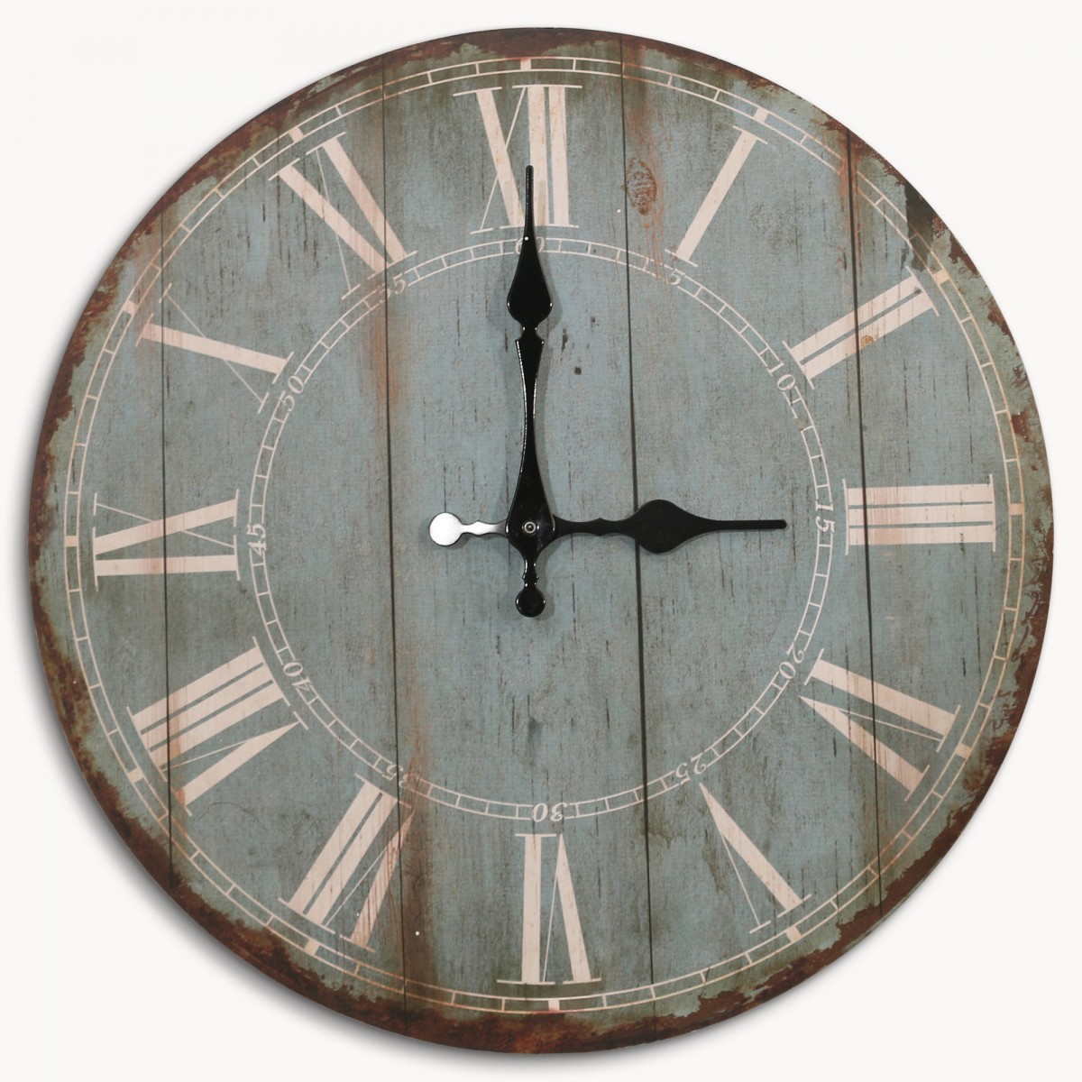 Kentfield French Grey Wall Clock with Roman Numerals Homeware One World