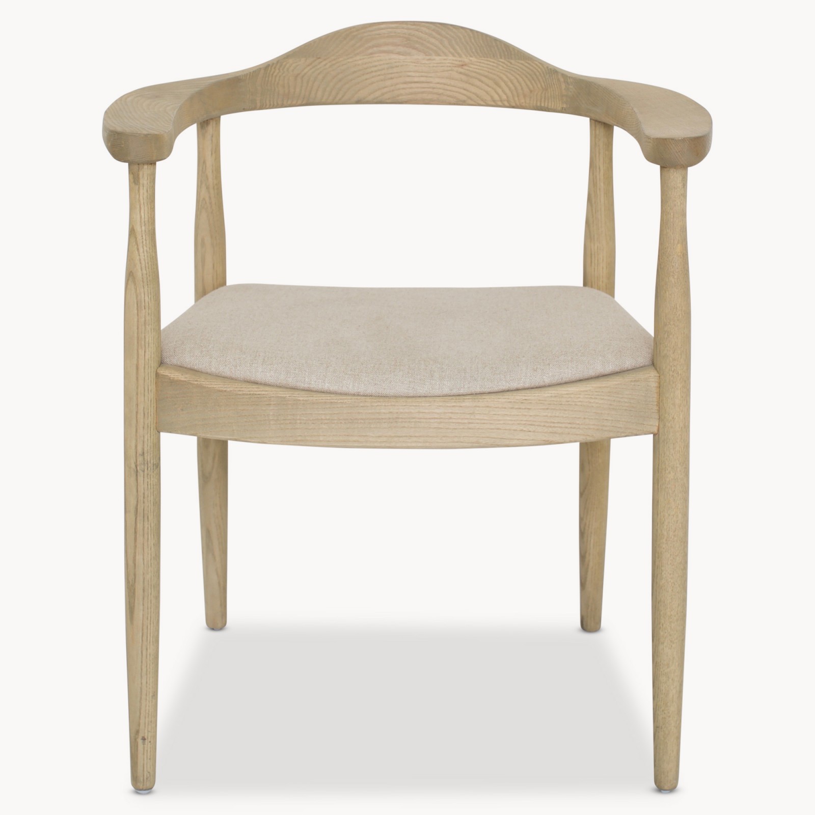 Sandhurst Rounded Arm Chair with Padded Seat Seating One World