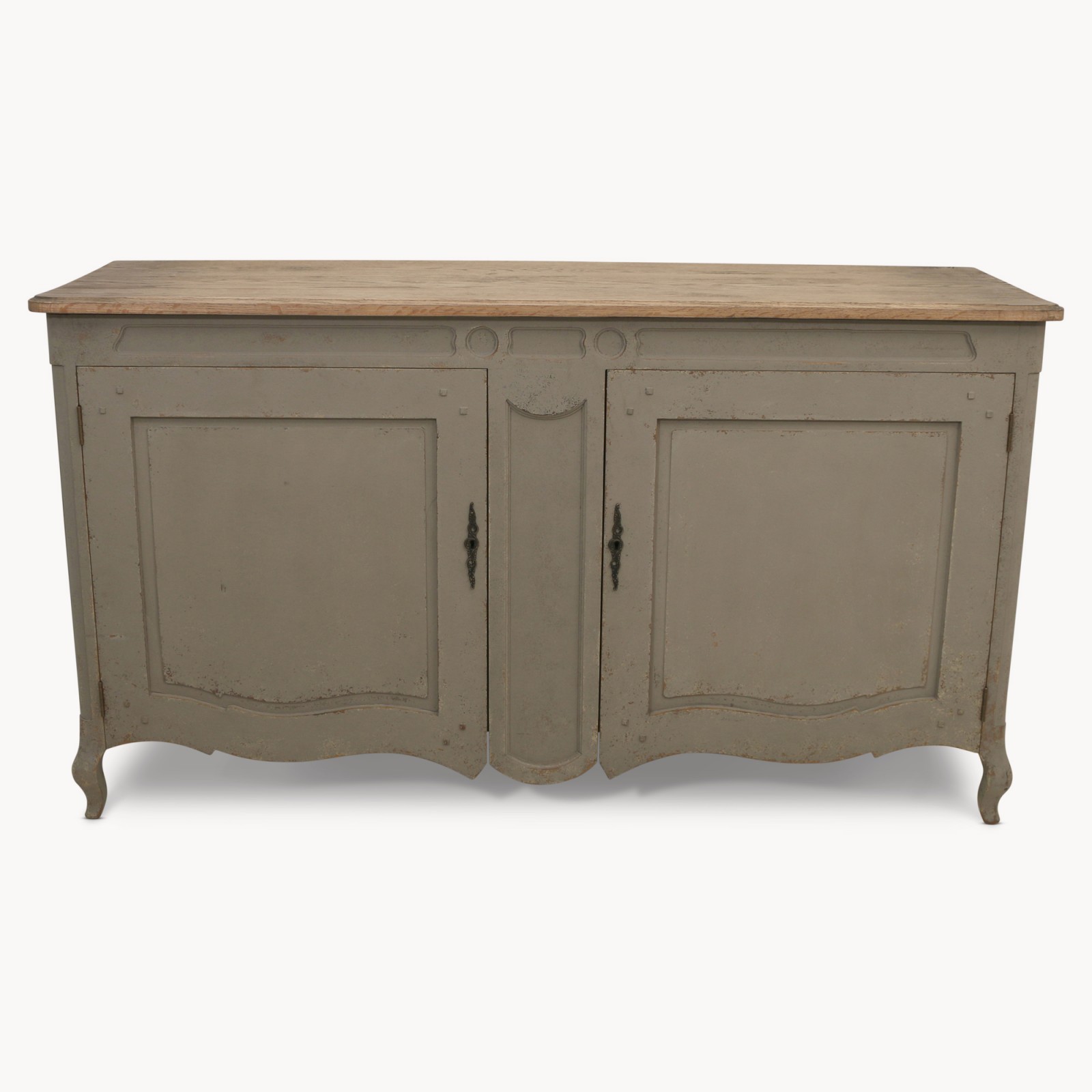 Woodcroft Vintage Grey Oak Sideboard Storage One World