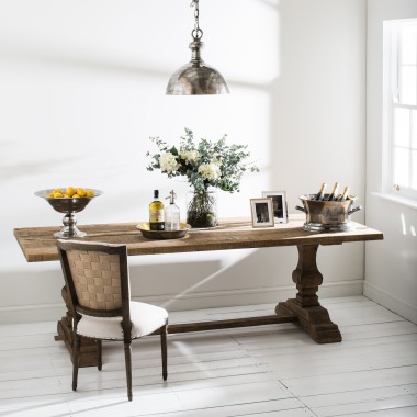 Woodcroft Reclaimed Pine Dining Table | One World