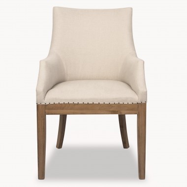 St James Beige Deconstructed Carver Chair | One World