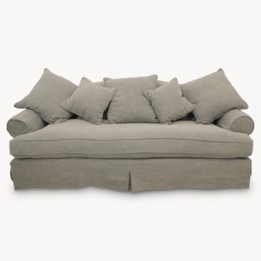Sofas One World Kingswood Grey Linen 3 Seater Sofa One World