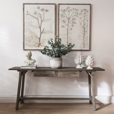 Brookby Set of 2 Framed Botanical Wall Art | One World