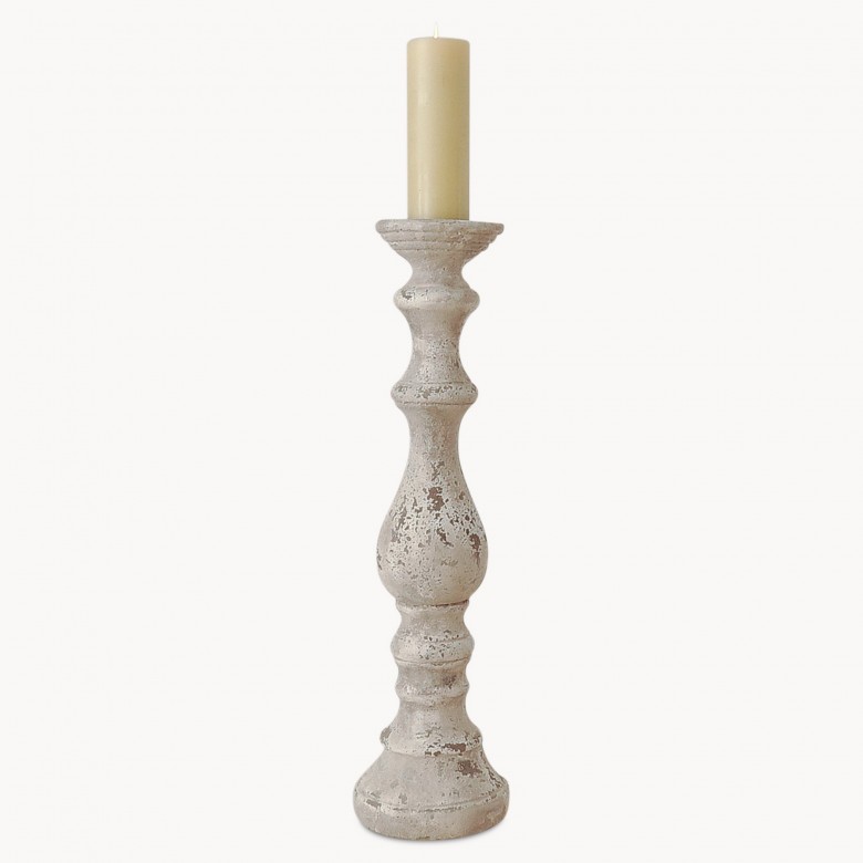 Birkdale Pillar Stone Candle Holder One World