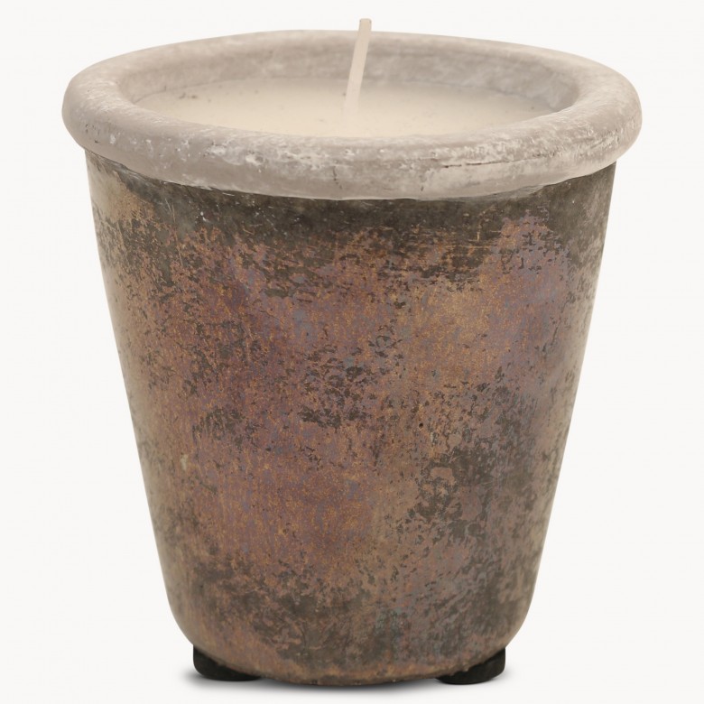 Birkdale Stone Candle in Bronze Finish Homeware One World