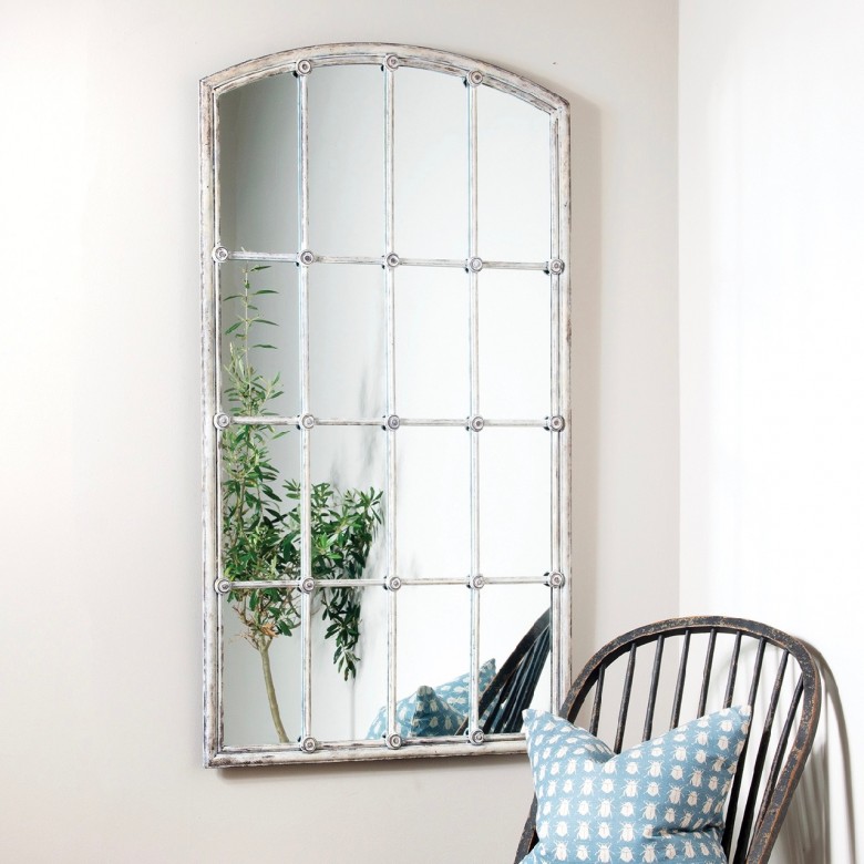 Fairfield Distressed Iron Mirror