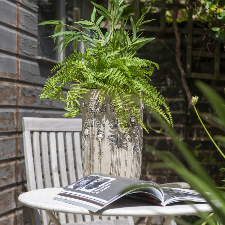 Hatfield Tall Cow Parsley Floral Planter One World