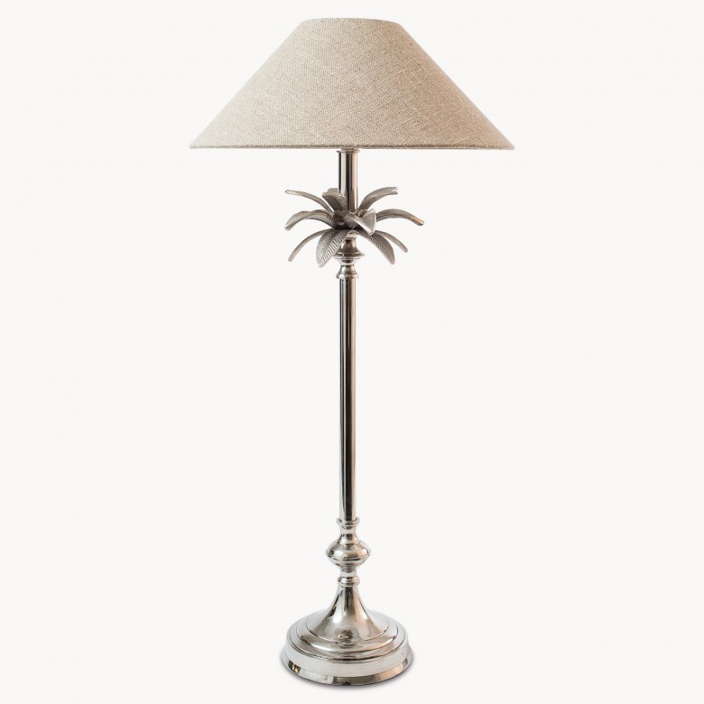 Kenwyn Nickel Pineapple Lamp and Shade One World