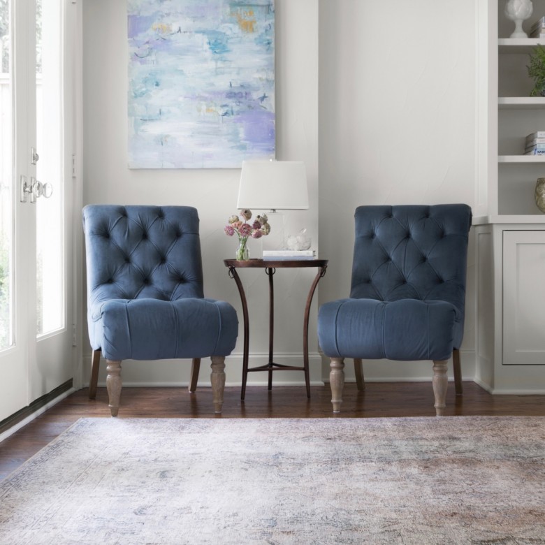 Loloi Loren Silver Slate Small Rug Rugs and Throws One World