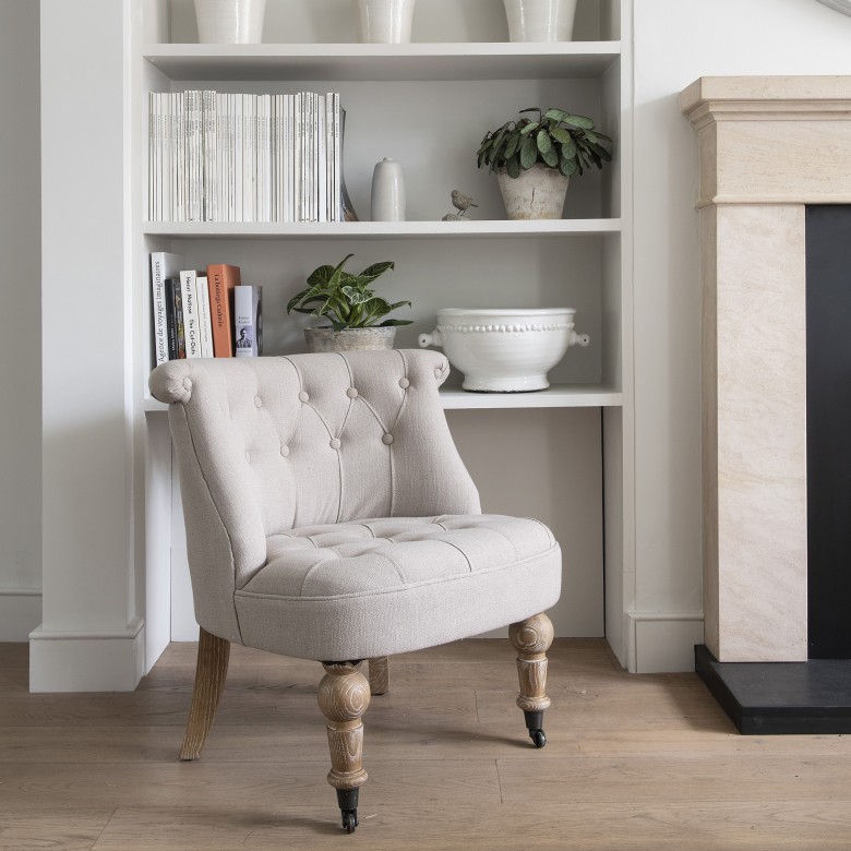 Beige clearance bedroom chair