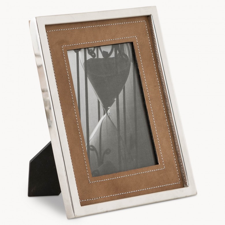 Redlands Metal and Leather Frame One World