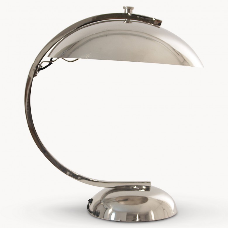 Redlands Nickel Table Lamp One World