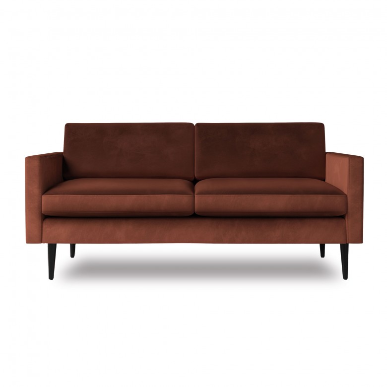 Swyft Model 01 Velvet 2 Seat Sofa - Brick | Seating | One World