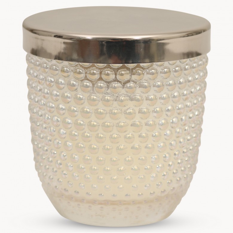 Thornton Peony & Rose Fragrance Glass Candle with Metal Lid One World