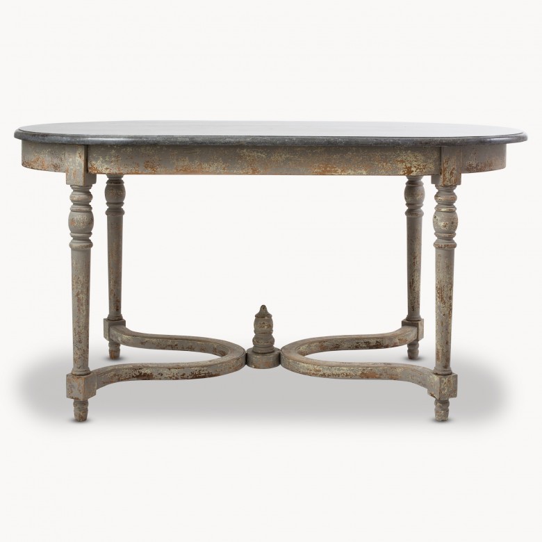Woodcroft Grey Stone Top Table Tables One World