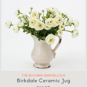 Ceramic Jug One World Flowers