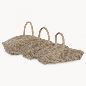 Willow baskets for modern rustic interior