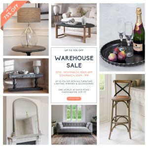 75% off Warehouse Sale